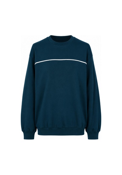 Trender Biyeli Basic O Yaka Petrol Erkek Sweatshirt 27kdt1000001 Petrol Mavi