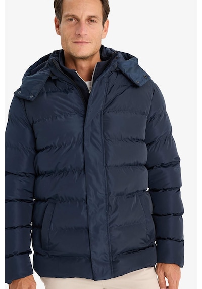 DeFacto Regular Fit Kapüşonlu Şişme Mont Fermuarlı Çıtçıt Kapamalı Cepli E7286AX24WNNV175 DeFacto Regular Fit Kapüşonlu Şişme Mont Fermuarlı Çıtçıt Kapamalı Cepli E7286AX24WNNV175