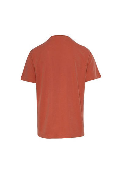 Ea7 Bisiklet Yaka Turuncu T-shirt Kırmızı