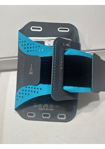 Gri Sporcu Kol Telefon Kılıfı Kol Bandı Koşu İçin Telefon Kılıfı 16x8 Cm Gri