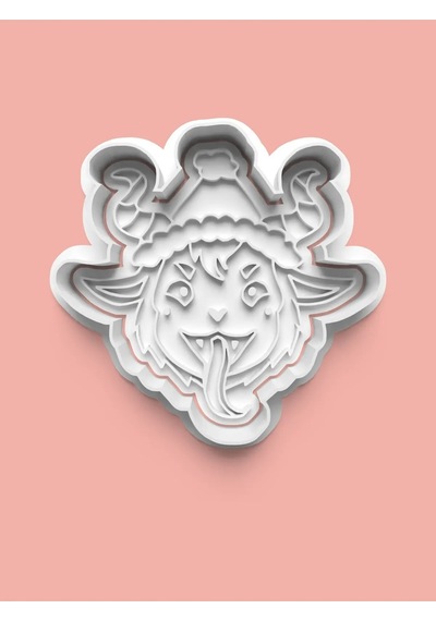 Krampus Figürü Kurabiye Kalıbı Ve Şeker Hamuru Kalıbı 0178-tek