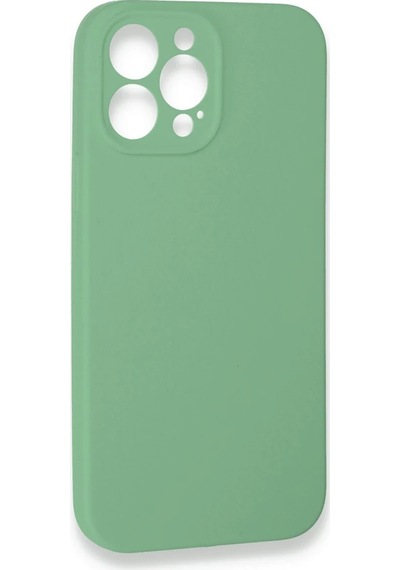 Cosmotex Newface Apple iPhone Uyumlu  13 Pro Max Kılıf Lansman Legant Silikon - Yeşil