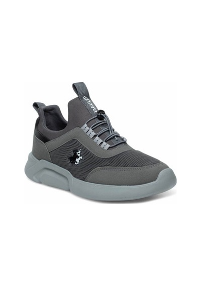 Jagulep Dune-26 Deri Slip On Anatomik Taban Erkek Sneaker Füme Siyah 45-47 Füme