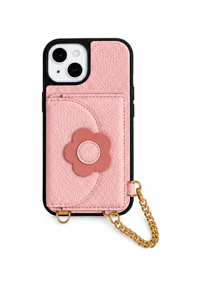 Kombinlenebilir - İphone 15 Uyumlu Pu Deri Magsafe Kılıf -hera Serisi By Bero Lina Pembe