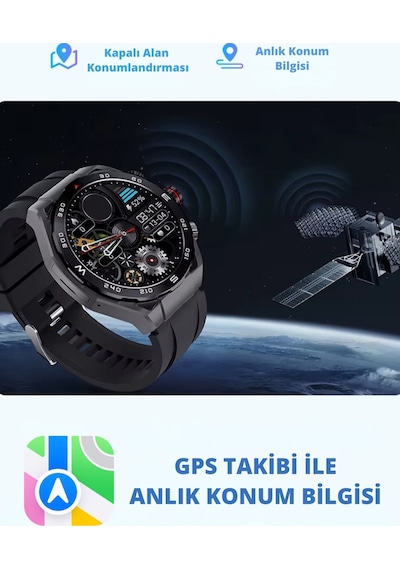 Wearfitpro Hw18 Call 2 Btk Sim Kartlı Kameralı Amoled Ekran Gps Yeni Nesil Özellikler Android Akıllı Saat