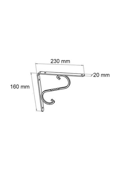 Beşel Ayarlı Raf Altı 3 No 30x15mm Beyaz