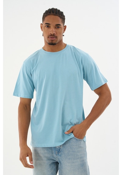 Dechers Erkek %100 Organik Pamuklu Yumuşak Dokulu Comfort Fit Bisiklet Yakalı T-shirt E222 Mavi Dechers Erkek %100 Organik Pamuklu Yumuşak Dokulu Comfort Fit Bisiklet Yakalı T-shirt E222 Mavi