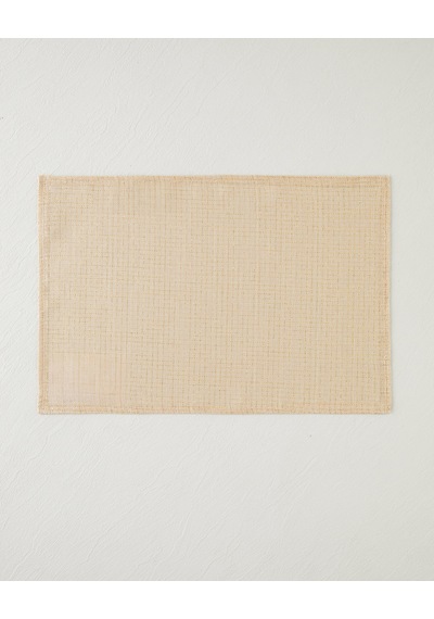 Soft Glow Polyester 4'lü Amerikan Servis 30x45 Cm Gold
