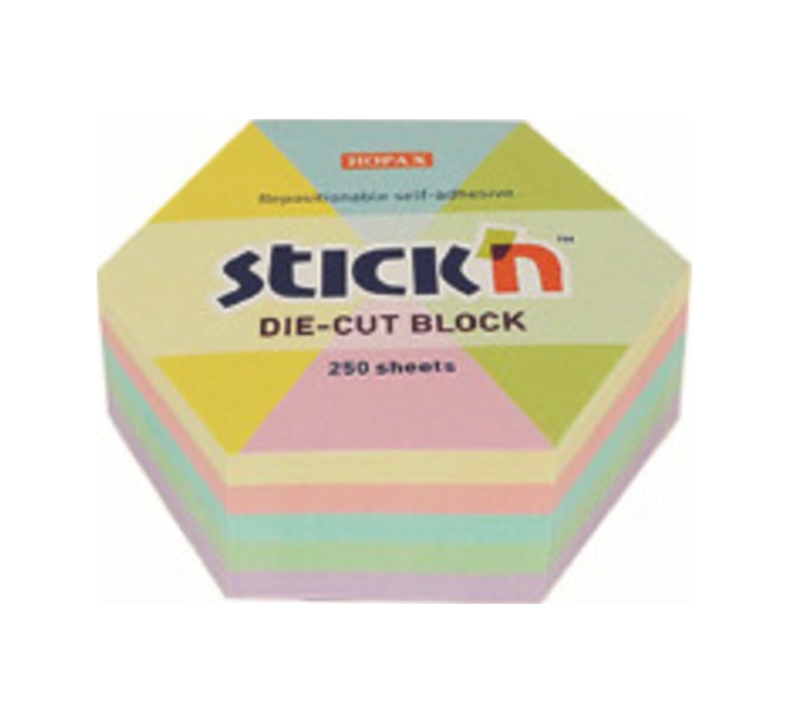 Gıpta Stıckn 61x67pastel Altıgen Yapışkanlı Not Blok 250 Yaprak