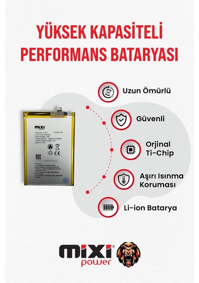 General Mobile Gm22 Plus Uyumlu Tam Kapasite Batarya Tr Garantili