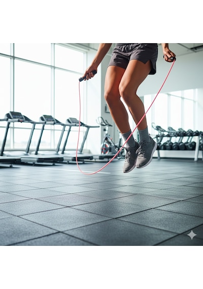Şeffaf Atlama İpi - Fitness - Crossfit- Rope - Jump - Body - Sağlık - Egzersiz - Spor.