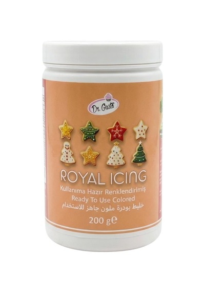 Royal Icing Turuncu 200 Gr Hazır Kurabiye Ve Pasta Süsleme Kreması