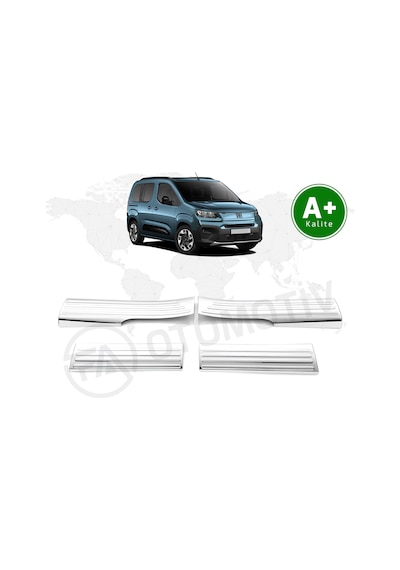 Fiat Doblo Krom Kapı Eşiği Kaplaması 2024 Model Ve Sonrası