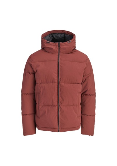 Jack & Jones Jjgalaxy Erkek Şişme Mont Puffer Ceket Günlük Rahat Kiremit