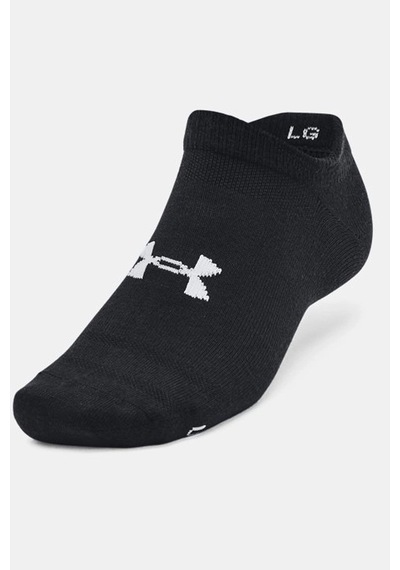 Under Armour Ua Essential No Show 6pk Unisex Çorap Siyah