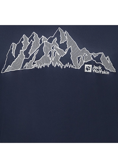 Jack Wolfskın Jack Wolfskin Peak Graphic T Erkek Tişört T0270 Çok Renkli