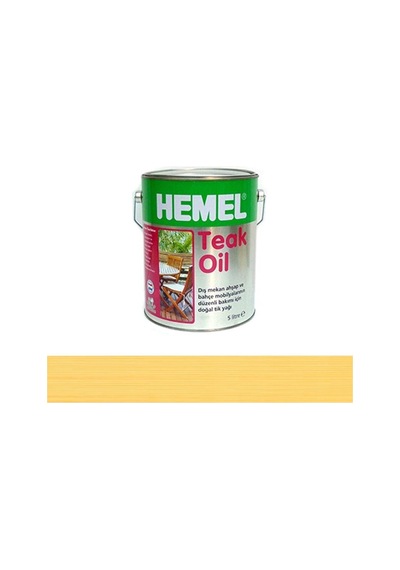 Hemel 10817 Teak Oil 5 Litre Tik 0.3