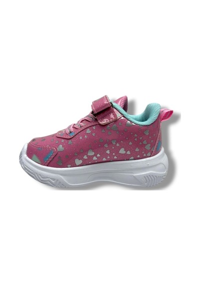 Cakgo Kuromi 725-26 Simli Parlak Deri Anatomik Kız Çocuk Sneaker Pembe Yeşil 22-25 Pembe
