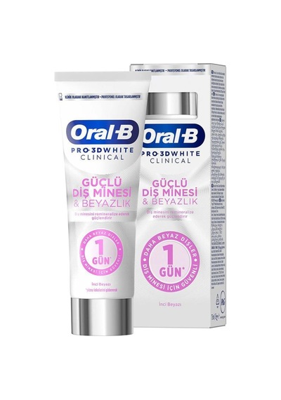 Oral-b Pro 3dw Clinical Güçlü Diş Minesi&beyazlık Diş Macunu 75 Ml