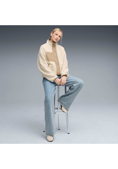 Puma Kadın Çift Taraflı Sherpa Ceket 688386 87 Beyaz