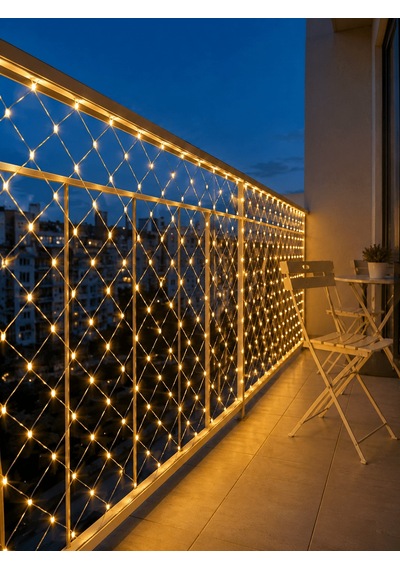 Lexroo Led Ağ Işık Dekoratif File Aydınlatma Balkon Oda Ve Bahçe Diğer
