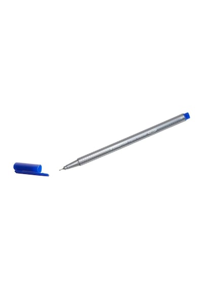 Staedtler 3343 Triplus Fineliner Keçeli Kalem, 0.3 Mm Uç, Su Bazlı Mürekkep, Mavi