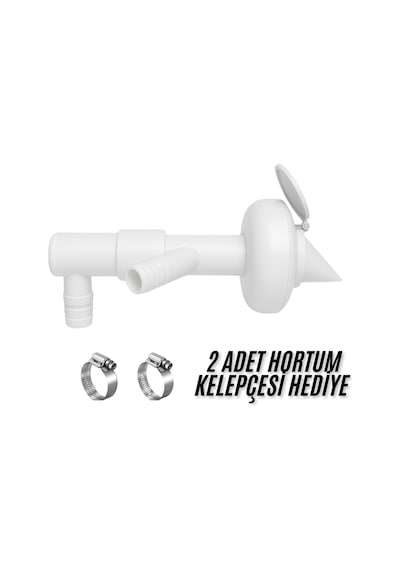 Çift Girişli Gider Çekvalf Adaptörü Ø50 Mm Çamaşır Bulaşık Makinesi Koku Ve Haşere Önleyici Diğer