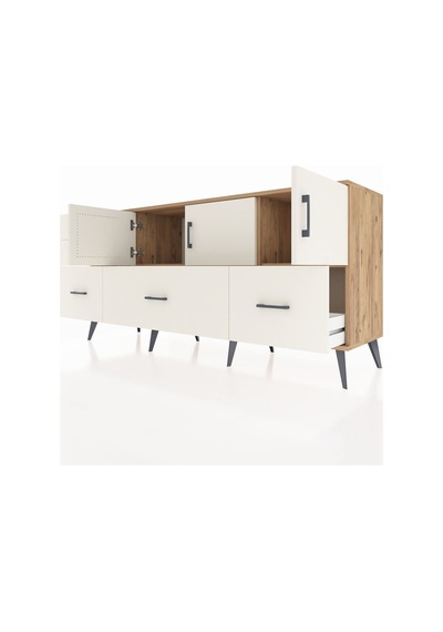 Hyperion Konsol 2 Raflı 5 Çekmeceli 3 Kapaklı 176x44x83 Çam-aytaşı Aytaşı Hyperion Konsol 2 Raflı 5 Çekmeceli 3 Kapaklı 176x44x83 Çam-aytaşı Aytaşı