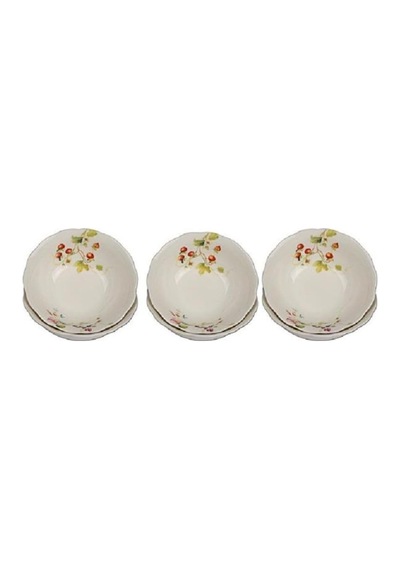 Setabıanca Stlt-4d Kase Berry Flower, 6'lı çok renkli