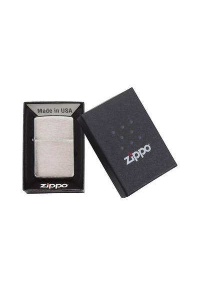 Zippo Regular Brushed Chrome Çakmak
