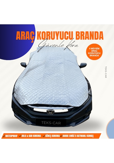 Honda Civic Uyumlu Güneş&dolu&kar Koruyucu 4 Mevsim Oto Branda