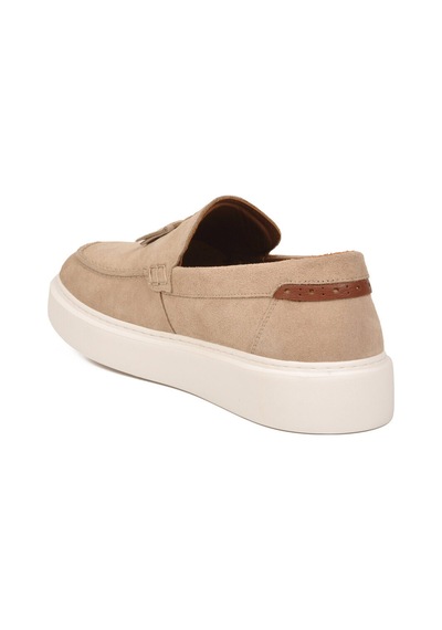 Voyager Erkek Ten Süet Rahat Tabanlı Şık Hakiki Deri Smart Casual Ayakkabı Loafer 6795 M Voyager Erkek Ten Süet Rahat Tabanlı Şık Hakiki Deri Smart Casual Ayakkabı Loafer 6795 M
