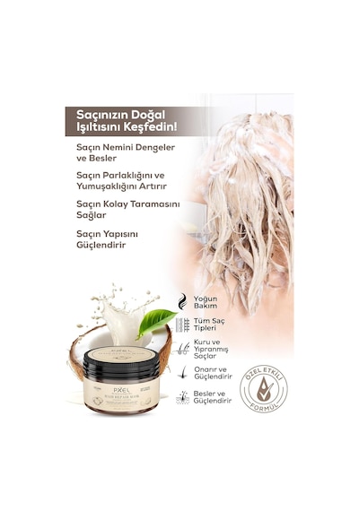 Lexroo Onarıcı Saç Maskesi 300 Ml - Vegan Formül