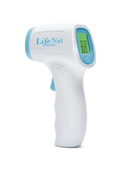 Life Net FR880 Vücut Ve Alından Termometre Kızıl Ötesi Temassız Ateş Ölçer Mavi