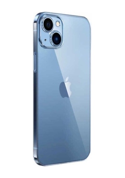 Apple Uyumlu iPhone 14 Kılıf Şeffaf Sert Pc Zore Vayt Kapak Renksiz