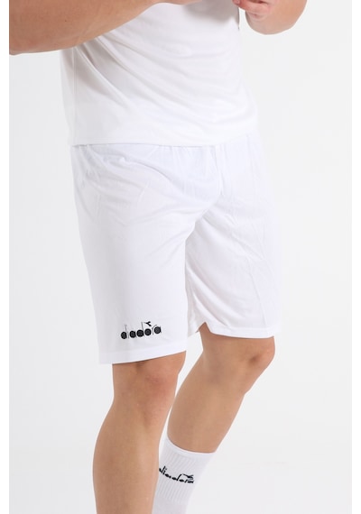 Diadora Düz  Beyaz Antrenman - Spor Şort - DDANT-SORT