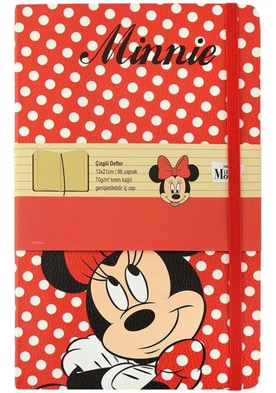 Mynote Minnie Mouse Defter 13x21 CM Karton Kapak Çizgili 96 Yapra N11.2535