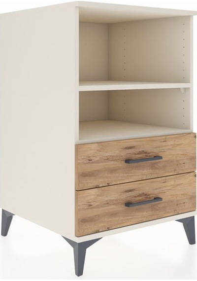 Kronos Komodin 2 Raflı 2 Çekmeceli 60x59x96 Aytaşı-çam Aytaşı