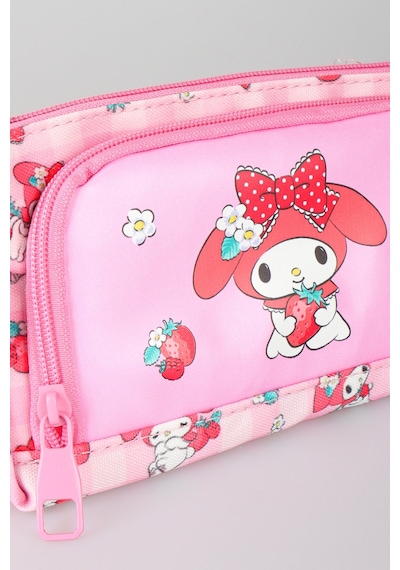 X Dekomus Lisanslı My Melody Yeni Sezon Sweet Berry Collection Kalem Çantası Açık Gri