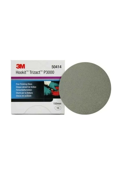 3M 50414 Trizact Hookit P3000 Hassas Finisaj Diski Zımp.(15 Adet)