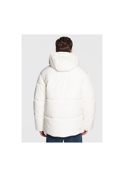 Champion Eco Future Erkek Beyaz Şişme Mont Beyaz Beyaz