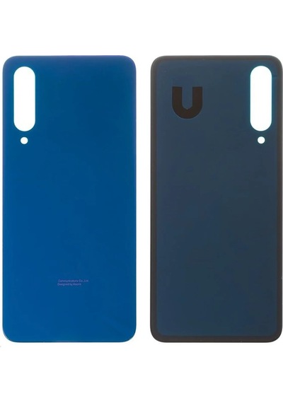 Xiaomi Mi 9 SE Arka Pil Batarya Kapağı Cam M1903F2G Mavi