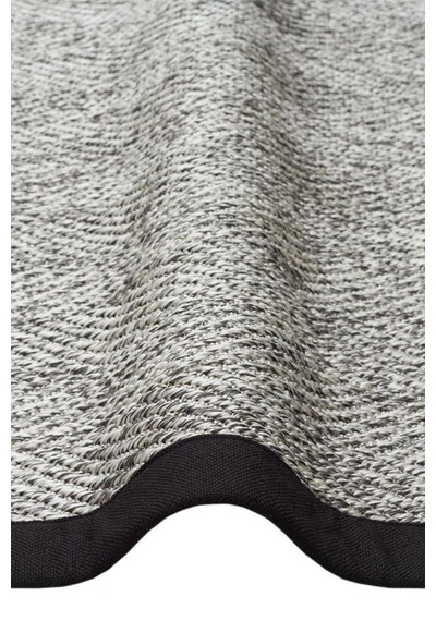 Eko Halı Ventura Vnt 2704 Grey Bordür Black Sisal Görünümlü İç Ve Dış Mekan Uyumlu Hav Vermeyen Mode Gri