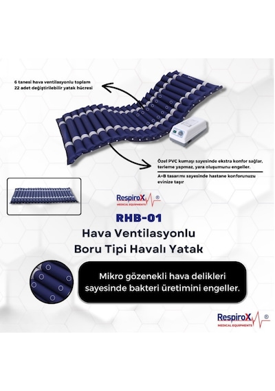Respirox Hava Ventilasyonlu Havalı Yatak