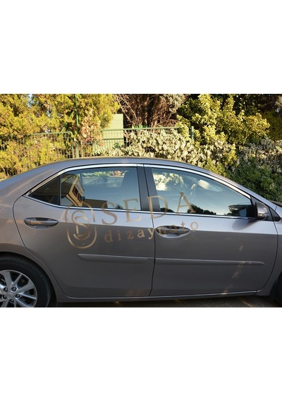 Toyota Corolla Sd 2013 2019 Cam Çıtası 4 Prç. P. Çelik