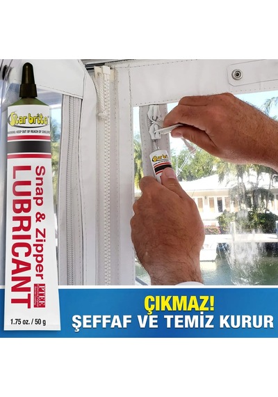 Starbrite - Ptef Katkılı Çıtçıt Ve Fermuar Yağlayıcı 56 G : Sıkışan Fermuarlara Ve Paslanan Çıtçıtılara Son, Teflon Gücüyle Kusursuz Akıcılık