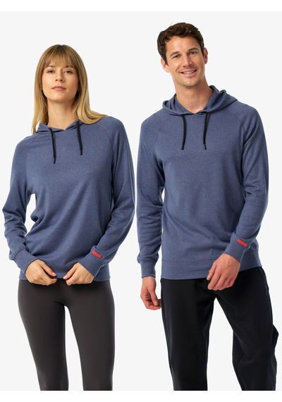 Blackspade Unisex Termal Kapşonlu Sweatshirt 2. Seviye 20029 - Mavi