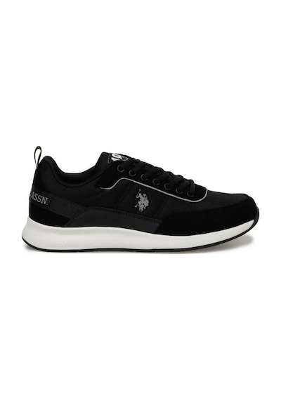 U.S. Polo Assn. Jack 4Fx Erkek Siyah Günlük Spor Ayakkabı-Siyah