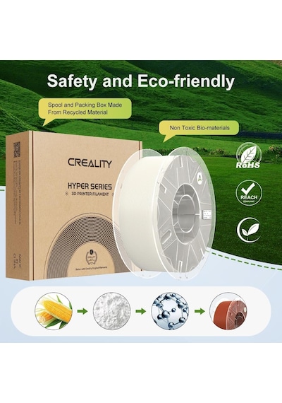 Creality Hyper Pla Rfıd Beyaz Filament 1.75mm 1kg - Urhanshop Gönderimli