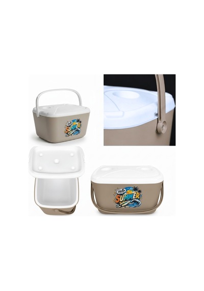 20 Lt Buzzy Retro Buzluk Termos 1179 Cooler Box -403 Bej